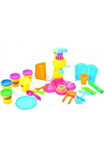 MalPlay Jucărie creativă din plastilină pentru făcut înghețată cu accesorii, MalPlay, multicoloră