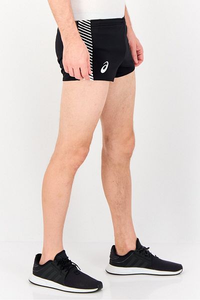 Asics Men Sportswear Fit Drawstring Running Shorts, Black