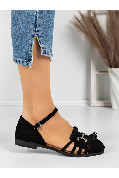 mei Sandale Dama cu Talpa Joasa 5GZ38 Negru | Mei