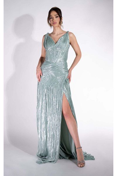 BOGAS Fredrisa Women's Long Turquoise Dress