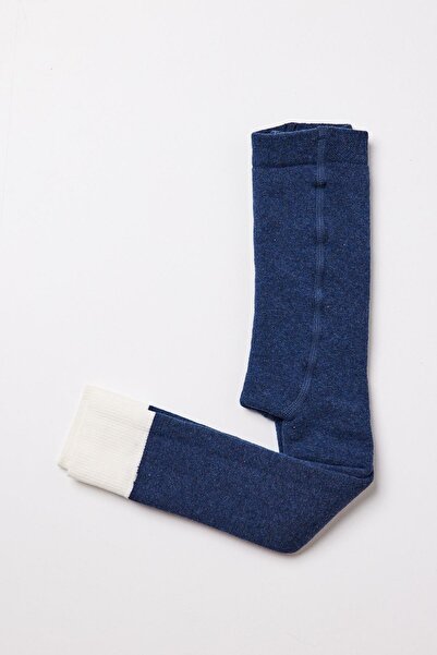 Katia&Bony Paçası Detaylı Bebek Havlu Tayt Lacivert