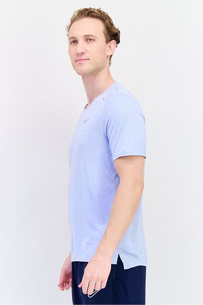 Nike Men Dri Fit Short Sleeves Running T-Shirt, Levander