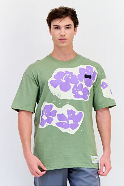 Nike Men Loose Fit Short Sleeve Outdoor T-Shirt, Multicolor