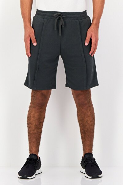 Tapout شورت رجالي أساسي ذو ملمس مميز، زيتوني غامق