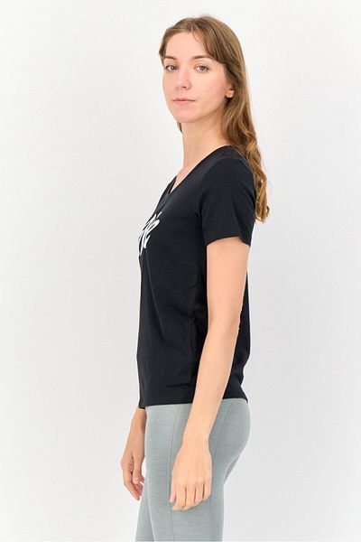 Nike Women Sportswear Fit Short Sleeve Training T Shirt, Black