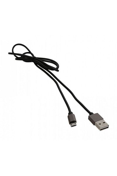 Platinet Cablu USB- microUSB reversible plugs, 1 m, negru