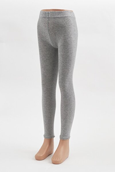 Katia&Bony Βαμβακερό Παιδικό Καλσόν Σκούρο Γκρι Μελανζέ