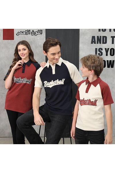 ALANAQA Boys' unisex polo shirts, ages 5-16 years
