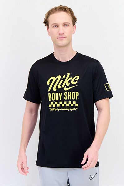 Nike Men Sportswear Fit Short Sleeves Training T-shirt, Black