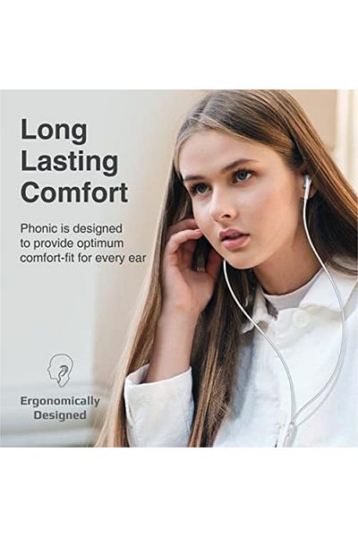 Promate سماعات أذن سلكية، سماعات أذن مريحة داخل الأذن بتقنية تعزيز الجهير عالية الدقة مع ميكروفون وعزل الضوضاء ووظيفة الاتصال