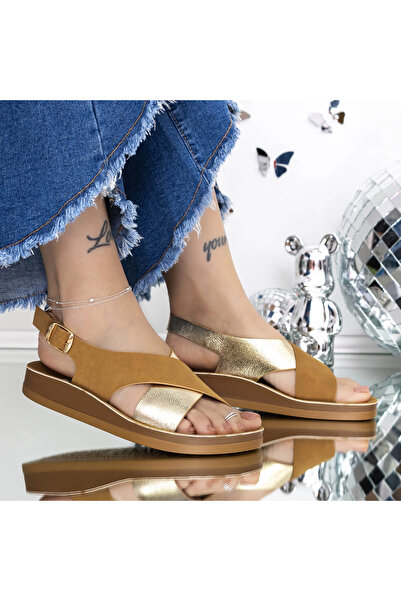 mei Sandale Dama cu Talpa Joasa 3GZ32 Galben | Mei