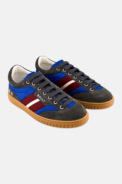 Bally Men Palmy Lace Up Sneaker Shoes, Multicolor