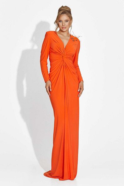 BOGAS Ensa Women's Long Orange Dress