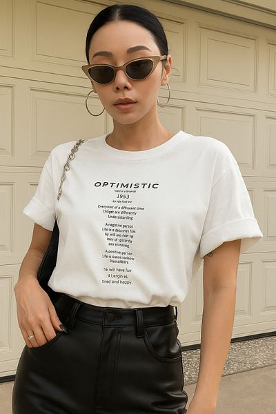BENROMA 1 μπλουζάκι δώρο για αγορές 6 και άνω στο καλάθι - Μπλουζάκι με στάμπα μεγάλου μεγέθους
