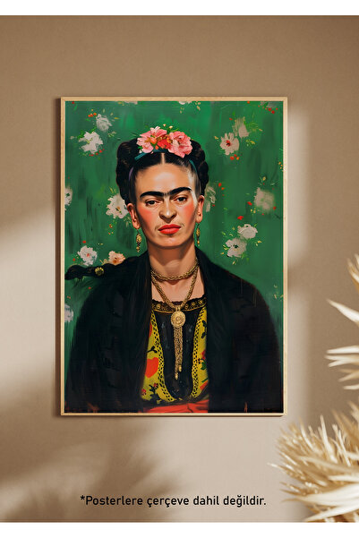 One Little Happiness FRIDA KAHLO Poster Estetik Duvar Posteri , Çerçevesiz Poster