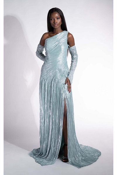 BOGAS Women's Long Turquoise Penye Dress