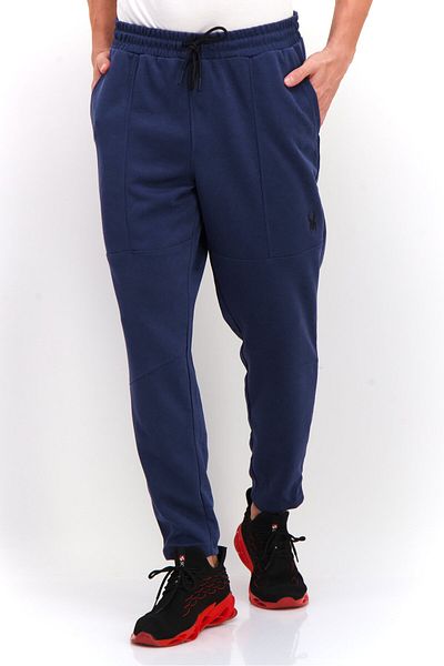 Spyder Men Drawstring Brand Logo Active Jogger Pants, Navy Blue
