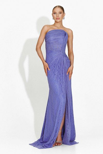 BOGAS Women's Long Dress Blue Apryl