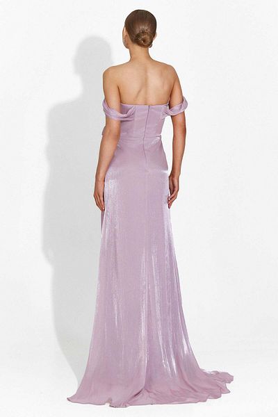 BOGAS Sharmaine Powder Pink Long Women's Dress