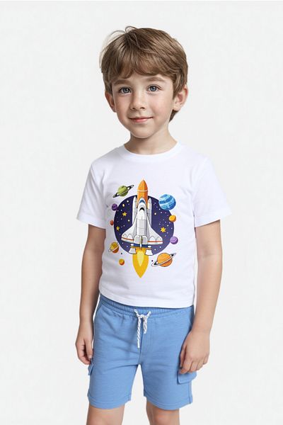 Mavipink Boy's Cotton Pocket Shorts