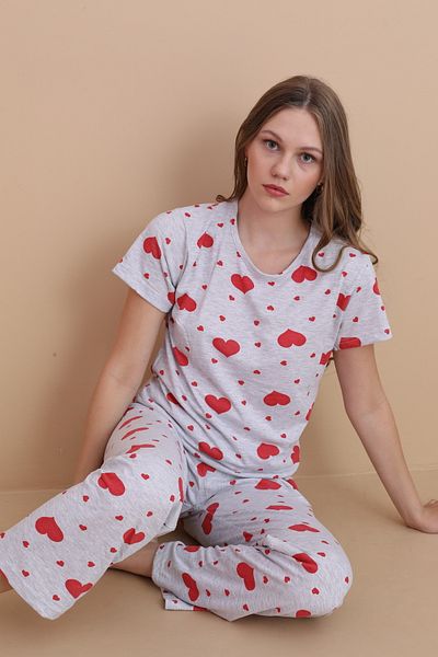 STELLAPİNK Women's Cotton Pajama Set