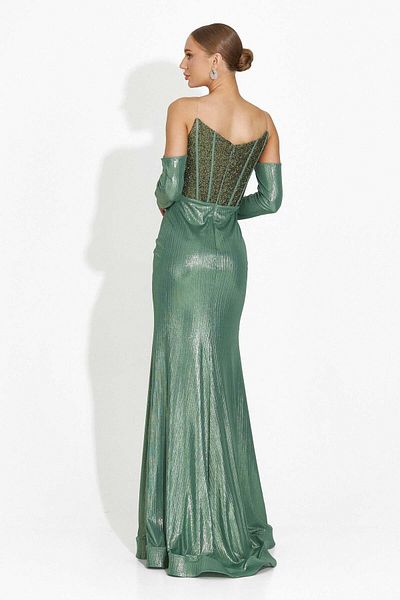 BOGAS Fredricka Green Long Women's Dress