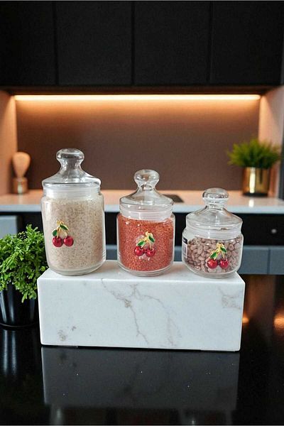 Luminarc Cherry Club 3-Piece Vacuum Jar