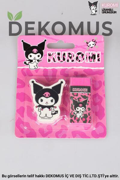 kuromi DEKOMUS İLE YENİ SEZON LİSANSLI KUROMI 2'Lİ SİLGİ