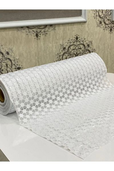 Rona Home Transparent Non-Slip Pvc Shelf Cover Refrigerator Drawer Kitchen Bathroom Cabinet Interior Multi-Purpose All Types