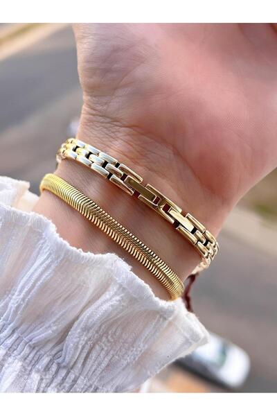 Essence Çelik Kasa Ve Kordon 2 Yıl Garantili 3 Atm Suya Dayanıklı Kadın Kol Saat+Bileklik ESM120