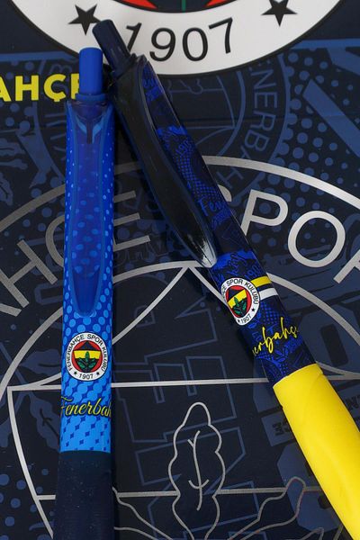 Fenerbahçe "Dekomus Pocket Notebook with Gift" New Season Licensed Comfort Versatile Nib Pen 0.7 mm