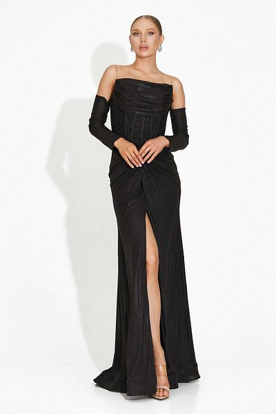 BOGAS Fredricka Long Black Women's Dress