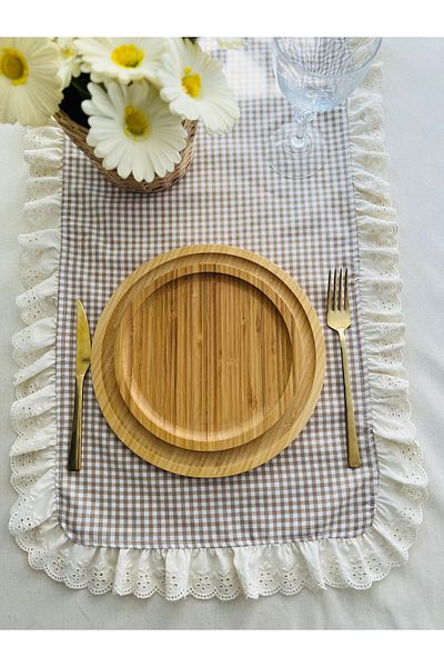 eyma home Pitikare Fisto βολάν δρομέας (45x130 cm)