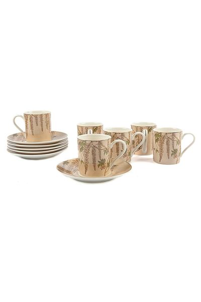 Mikasa Moor Heaven Tree Set of 6 Coffee Cups 90Cc