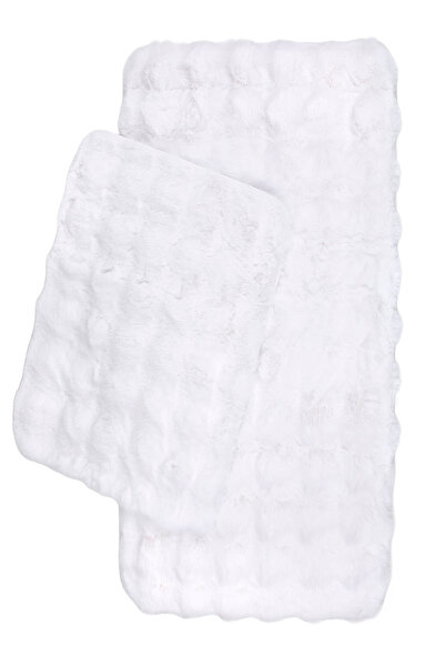 Eliana Home قاعدة جلدية فاخرة، ناعمة عالية الوبر، سجادة حمام فقاعية 2 قطعة 10...