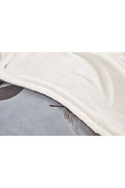 FIONNA.RO Cocolino Blanket With Fur - Leaves
