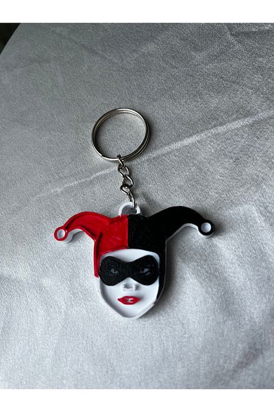 Gonulella Harley Quinn Keychain Suicide Squad 3D Gift Keychain