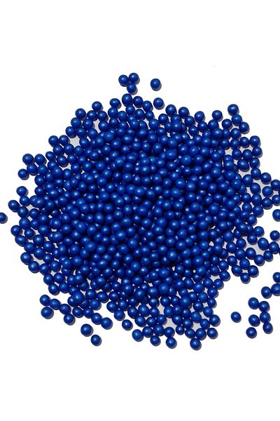 ovalette Edible Cake Decoration Rice Puff Blue Color 40 Gr Future