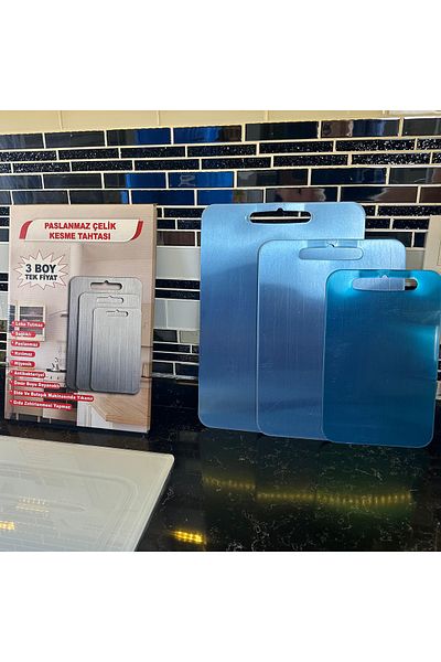 FKN Stainless Steel Cutting Board Set of 3