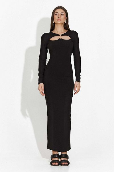 BOGAS Chieko Women's Long Black Dress