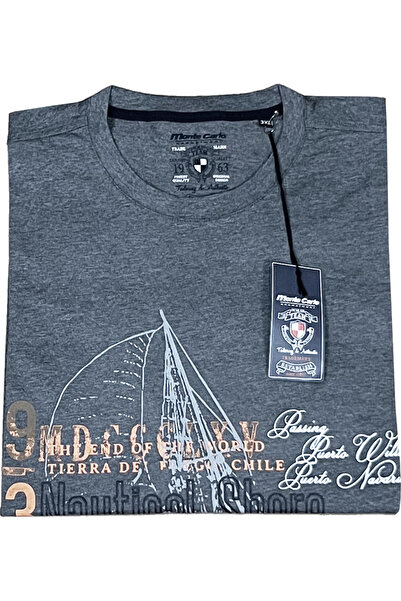 montecarlo Μπλουζάκι μεγάλου μεγέθους Lycra Combed Cotton