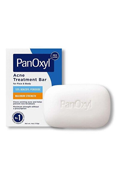 Panxxsen Acne cleansing soap with 10% benzoyl peroxide, 113 grams
