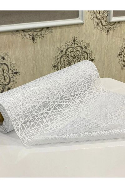 Rona Home Transparent Non-Slip Pvc Shelf Cover Refrigerator Drawer Kitchen Bathroom Cabinet Interior Multi-Purpose All Types