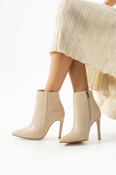 golden heel Cizme cu toc de damă cu vârf ascuțit de 10,5 cm