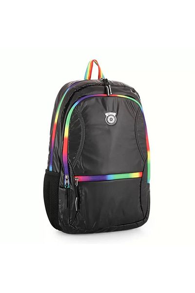 YOUNG Rainbow Zipper Waterproof School Backpack 51516