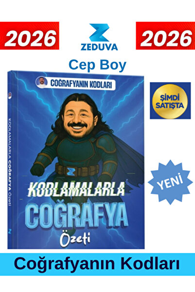 Ens Yayıncılık Zeduva 2026 TYT Coğrafyanın Kodları Kodlamalarla Coğrafya Özeti Cep Kitabı