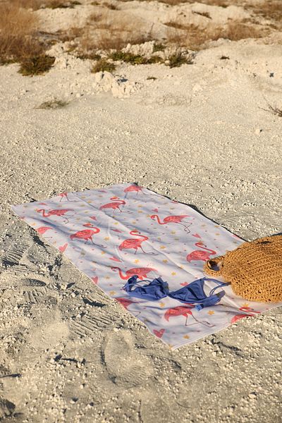 Home Cotton Beach Towel and Stylish Beach Bag Set - Summer Beach and Vacation Set