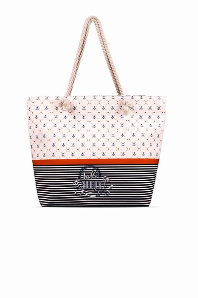 Lal Shoes & Bags Elissa Women's Beach Bag-S.Navy Blue