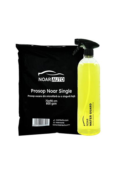 Noar Auto PACK USCARE RAPIDA - Prosop Noar Single 70x90 cm & Solutie ceramica lichida cu efect hidrofob