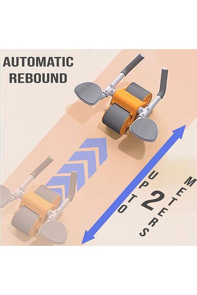 Skyland Ab Roller Wheel With Automatic Rebound & Elbow Supported Abdominal Workout EM-9362 Fitness Equipment